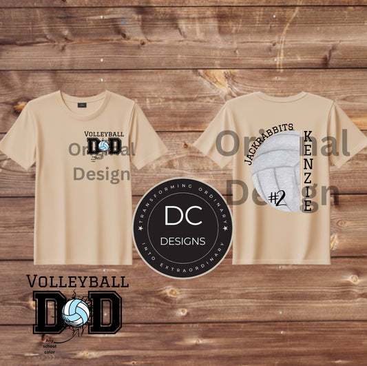 Volleyball Dad Tee