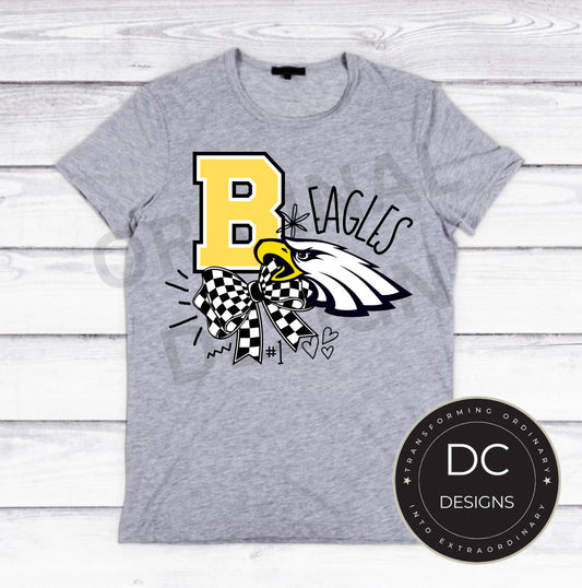 B Eagles Tee Gildan Softstyle