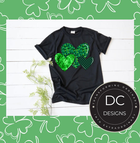Hearts St Pattys Tee