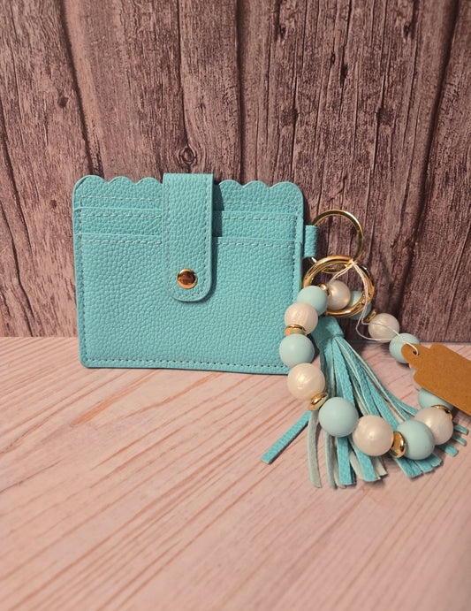 Turquoise Card Wallet
