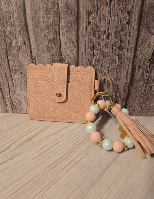 Pale Pink Card Wallet