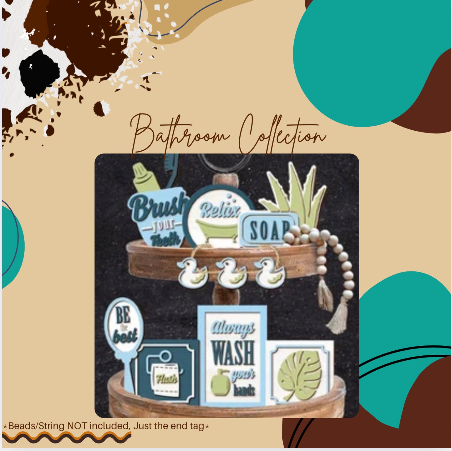 Bathroom Tiered Tray Collection
