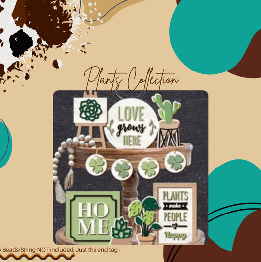 Plants Tiered Tray Collection
