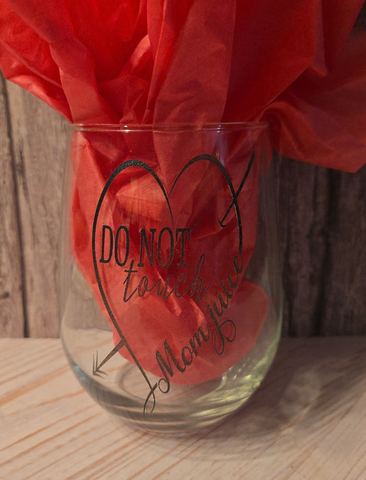 Mom Juice Glass