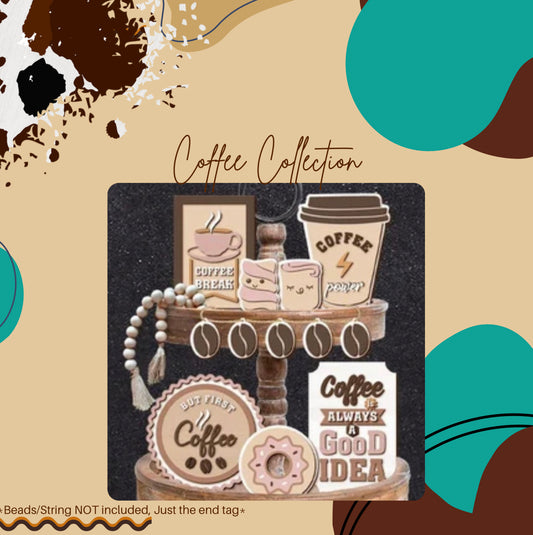 Coffee Tiered Tray Collection