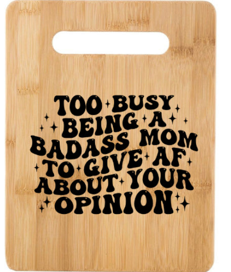 Bada** Mom Cutting Board