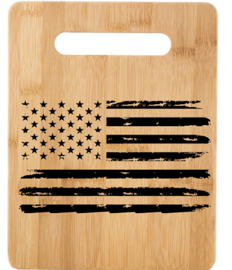 American Flag Cutting Board
