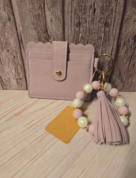 Mauve Card Wallet