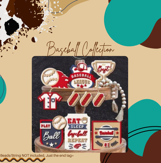 Baseball Tiered Tray Collection