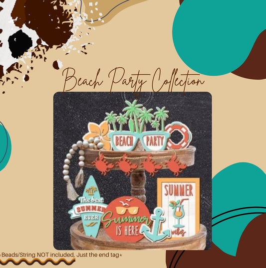 Beach Party Tiered Tray Collection