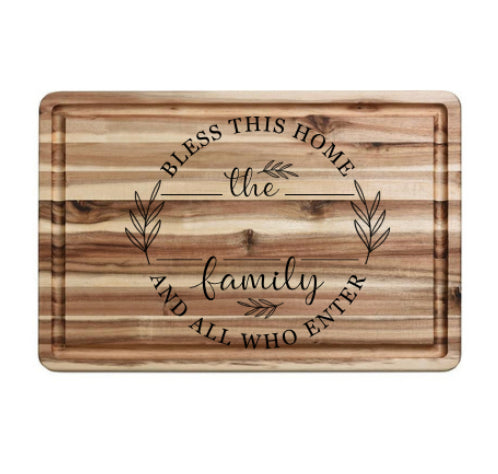 Bless This Home Cutting Board