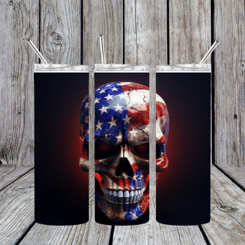 American Skull Tumbler