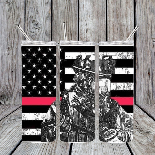 Red Line Tumbler
