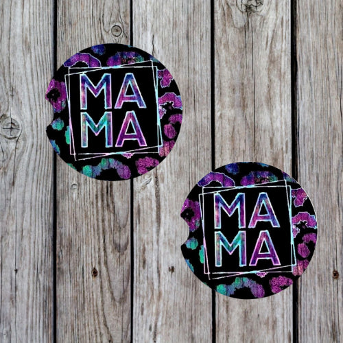 MAMA Cheetah Car Coasters