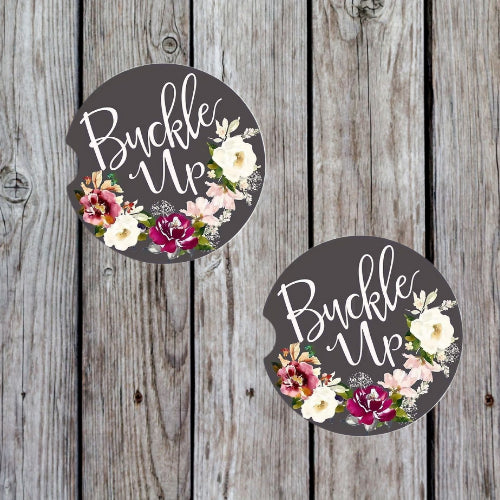 Buckle Up Car Coasters