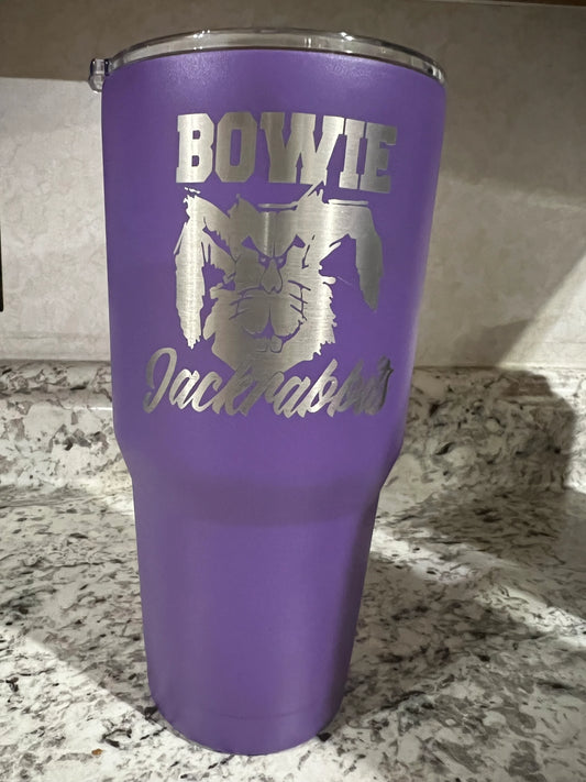 Bowie Jackrabbits 30oz Tumbler