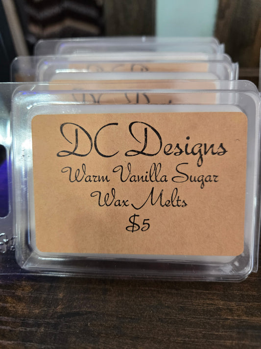 Warm Vanilla Sugar Wax Melt (Brick of 6 Cubes)