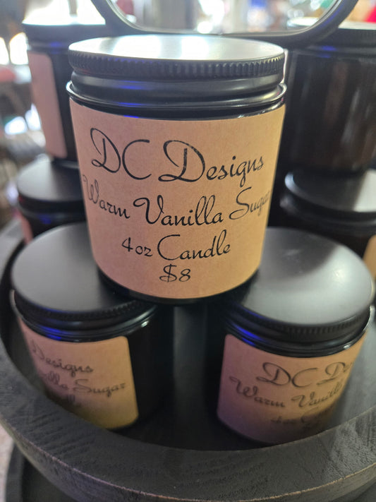 Warm Vanilla Sugar 4oz Candle
