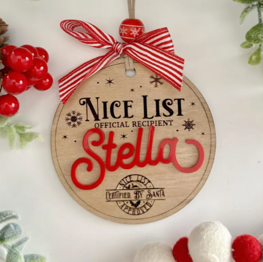 Nice List Ornament