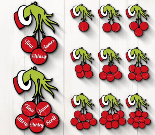 Family Grinch Ornament